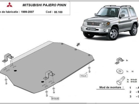 Scut metalic cutie de viteze Mitsubishi Pajero Pinin 1998-2007