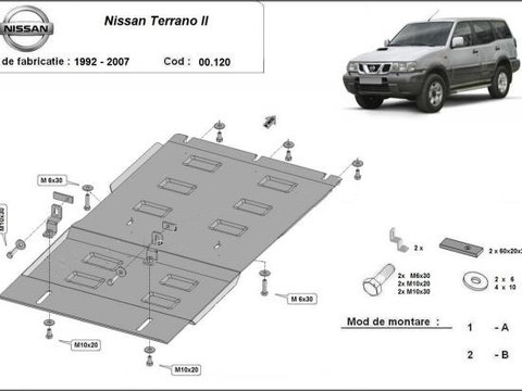 Scut metalic Cutie de Viteze Nissan Terrano 1993-2005