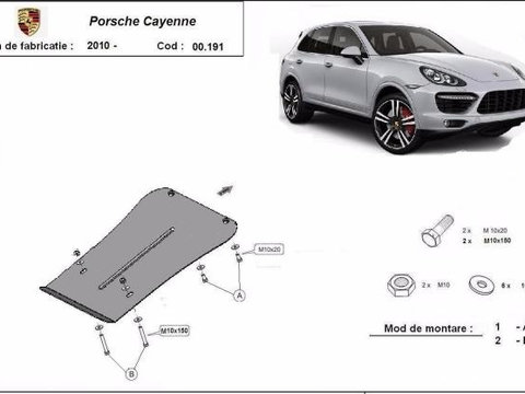 Scut metalic cutie de viteze Porsche Cayenne 2010-2017