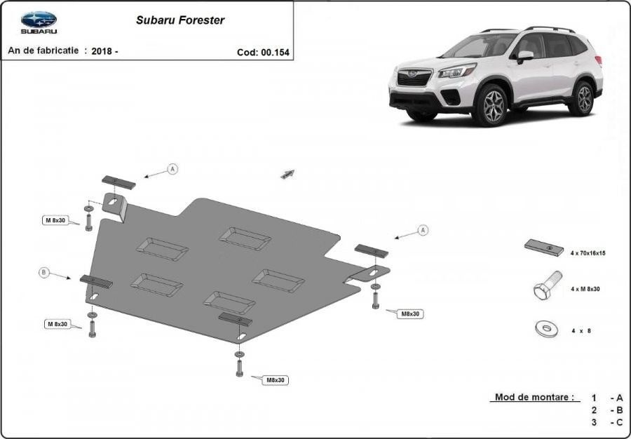 Scut metalic cutie de viteze Subaru Fore