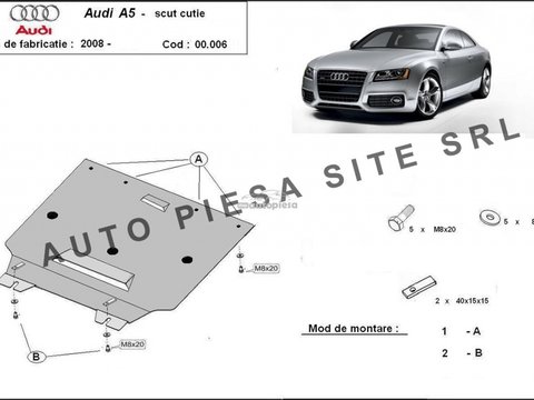 Scut metalic cutie viteze Audi A5 fabricat incepand cu 2007 APS-00,006 piesa NOUA
