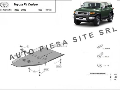 Scut metalic cutie viteze Toyota FJ Cruiser fabricata incepand cu 2007 - 2010 APS-00,172 piesa NOUA