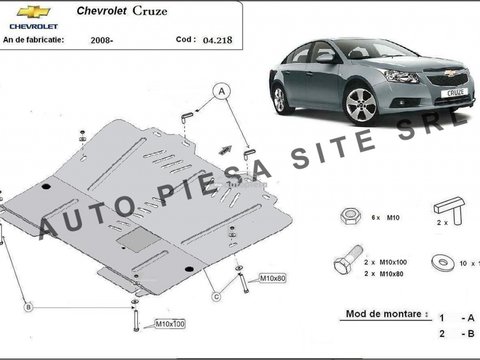 Scut metalic motor Chevrolet Cruze fabricat incepand cu 2008 APS-04,218 piesa NOUA