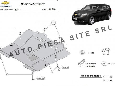 Scut metalic motor Chevrolet Orlando fabricat incepand cu 2011 APS-04,218 piesa NOUA