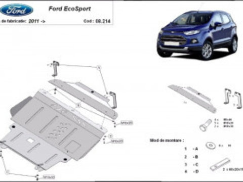 Scut metalic motor Ford Ecosport 2011-2017