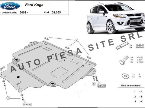 Scut metalic motor Ford Kuga fabricat in perioada 2008 - 2012 APS-08,055 piesa NOUA