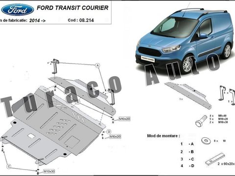Scut metalic motor Ford Transit Courier 2014-2017