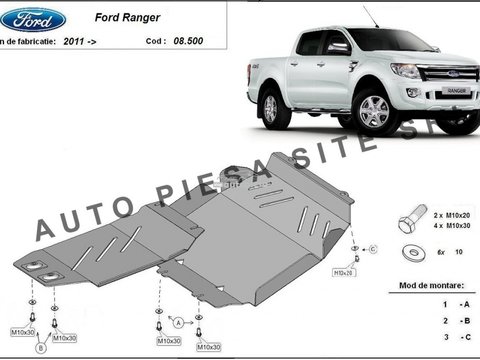Scut metalic motor + grup fata Ford Ranger incepand cu 2011 APS-08,500 piesa NOUA