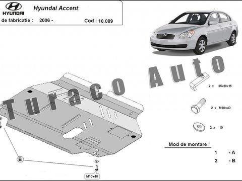 Scut metalic motor Hyundai Accent 2006-2017