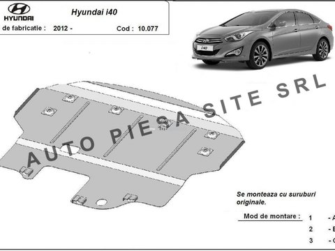 Scut metalic motor Hyundai i40 fabricat incepand cu 2012 APS-10,077 piesa NOUA