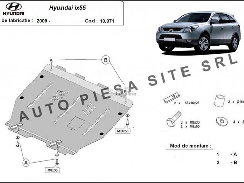 Scut metalic motor Hyundai ix55 fabricat incepand cu 2009 APS-10,071 piesa NOUA