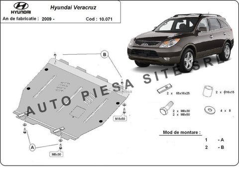 Scut metalic motor Hyundai Veracruz fabricat incepand cu 2009 APS-10,071 piesa NOUA