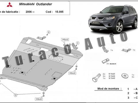 Scut metalic motor Mitsubishi Outlander 2006-2012