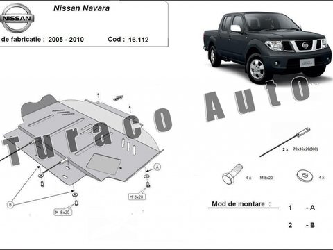 Scut metalic motor Nissan Navara 2005-2015