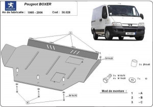 Scut metalic motor Peugeot Boxer 1996-2006