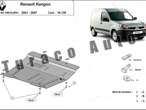 Scut metalic motor Renault Kangoo 2001-2007