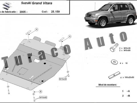 Scut metalic motor Suzuki Grand Vitara 2005-2017