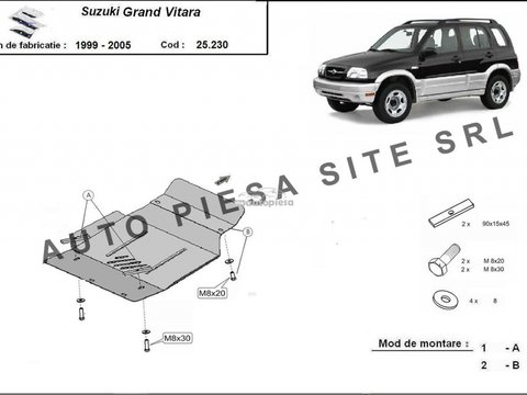 Scut metalic motor Suzuki Grand Vitara fabricat in perioada 1999 - 2005 APS-25,230 piesa NOUA