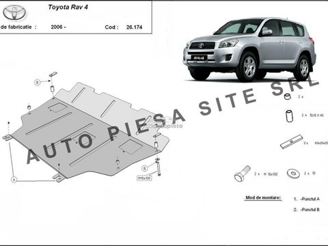 Scut metalic motor Toyota Rav 4 fabricata incepand cu 2006 APS-26,174 piesa NOUA