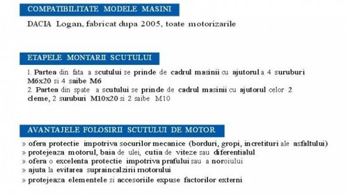 Scut Motor Am Dacia Logan 1 2004-2012 82