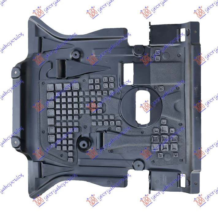 Scut motor central plastic pentru Mercedes Gle (W166) 2015, 2016, 2017, 2018, 2019