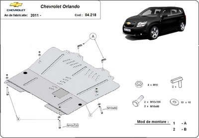 Scut motor metalic Chevrolet Orlando 2011-2018