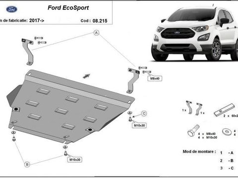 Scut motor metalic Ford Ecosport 2018-prezent