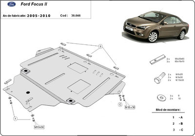 Scut motor metalic Ford Focus II 2004-2011