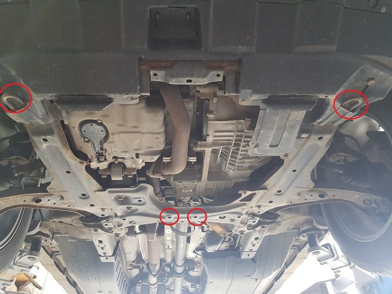 Scut motor metalic Honda CR-V 2007-2016