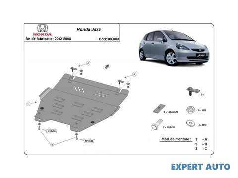 Scut motor metalic Honda Jazz 2 (2002-2008)[GD_,GE3,GE2] #5