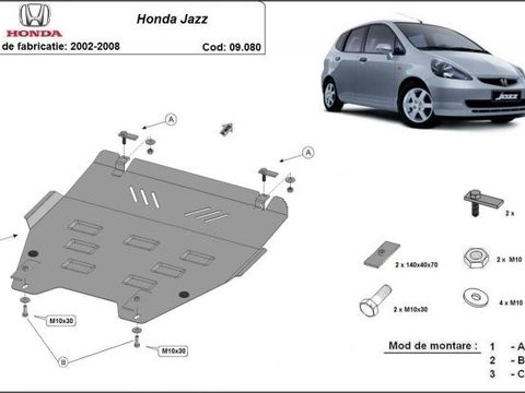 Scut motor metalic Honda Jazz 2002-2008