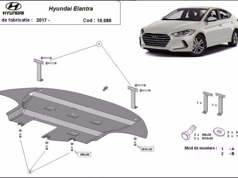 Scut motor metalic Hyundai Elantra 2016-2020