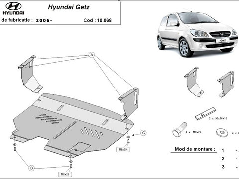 Scut motor metalic Hyundai Getz 2005-2009
