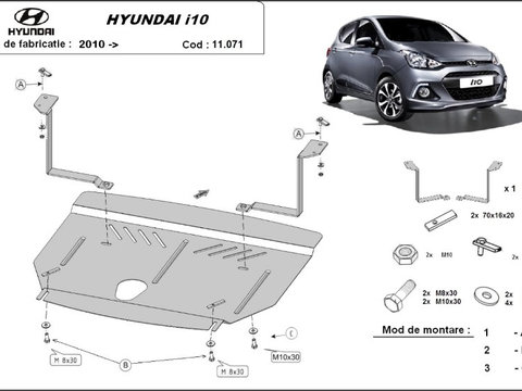 Scut motor metalic Hyundai I 10 2013-2019