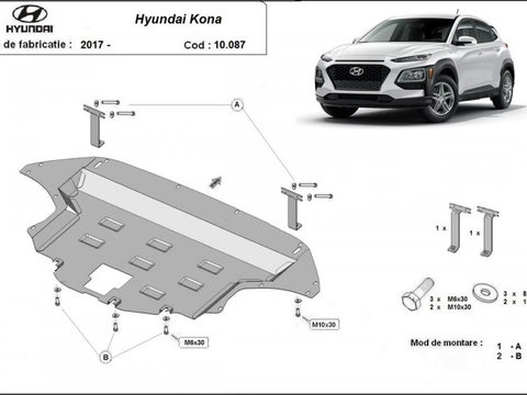 Scut motor metalic Hyundai Kona 2017-prezent