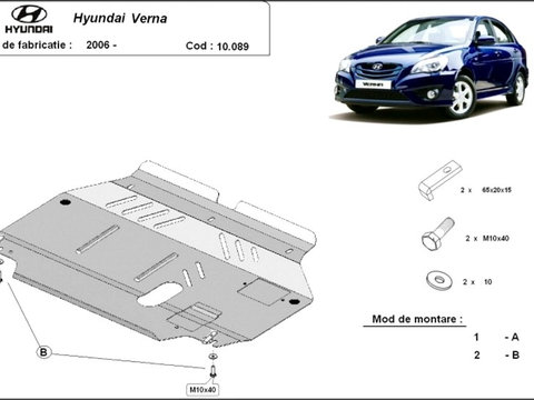 Scut motor metalic Hyundai Verna 2005-2010