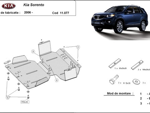 Scut motor metalic Kia Sorento 2006-2009