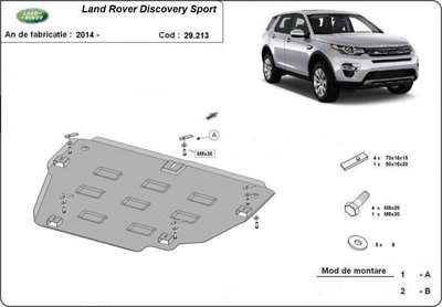 Scut motor metalic Land Rover Discovery Sport 2015