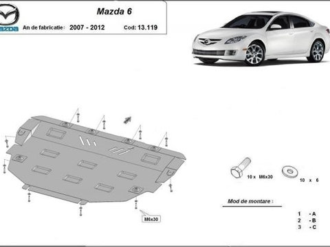 Scut motor metalic Mazda 6 2008-2012