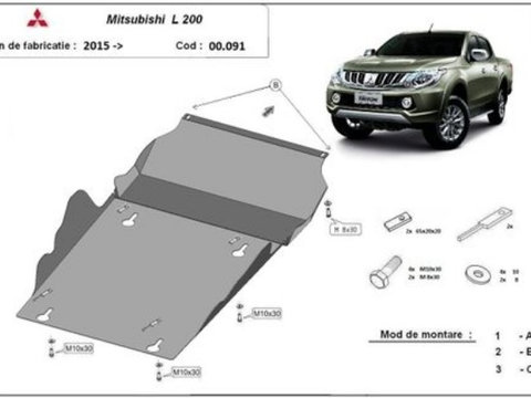 Scut motor metalic Mitsubishi L200 2015-prezent