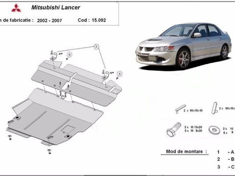 Scut motor metalic Mitsubishi Lancer 2003-2008