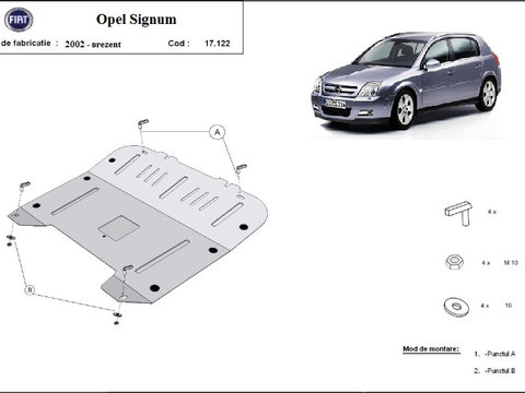 Scut motor metalic Opel Signum 2003-2009