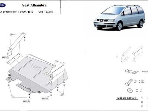 Scut motor metalic Seat Alhambra 2000-2010