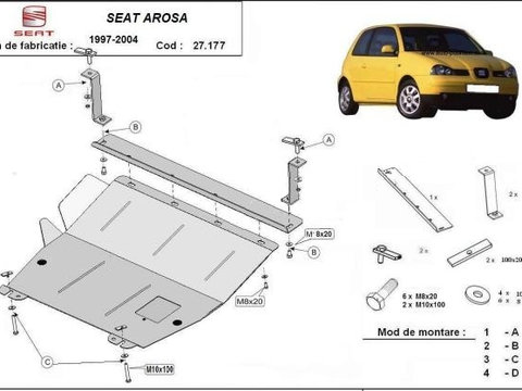 Scut motor metalic Seat Arosa 1997-2004