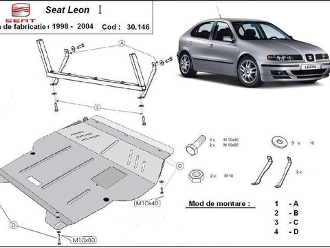 Scut motor metalic Seat Leon 1M 1999-2005