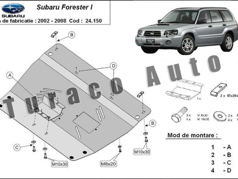 Scut motor metalic Subaru Forester 2.0 2005-2008