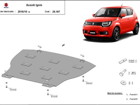 Scut motor metalic Suzuki Ignis 2017-prezent