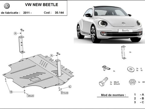 Scut motor metalic VW New Beetle 2011-2019