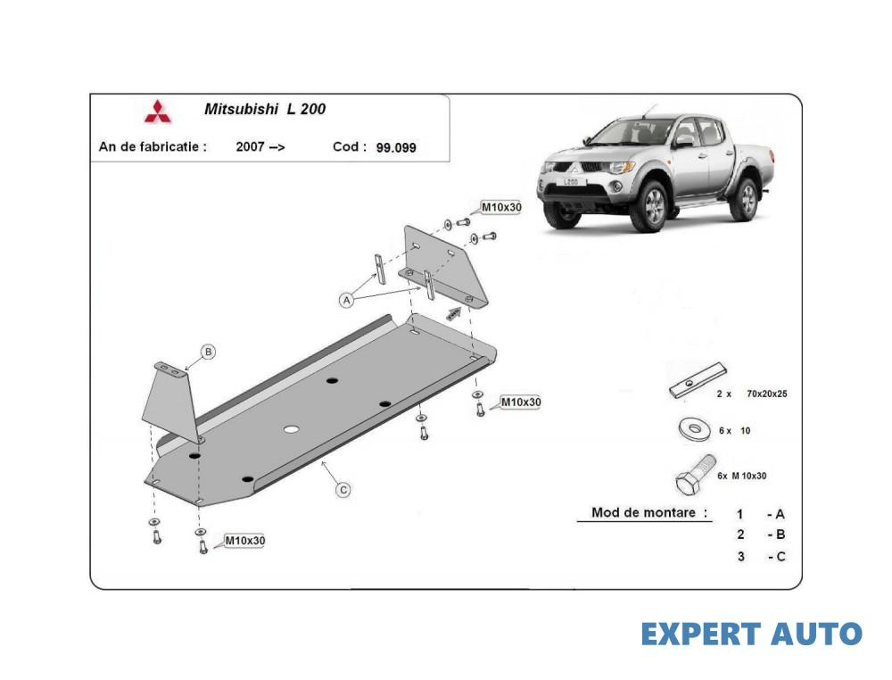 Scut rezervor mitsubishi l Mitsubishi L2