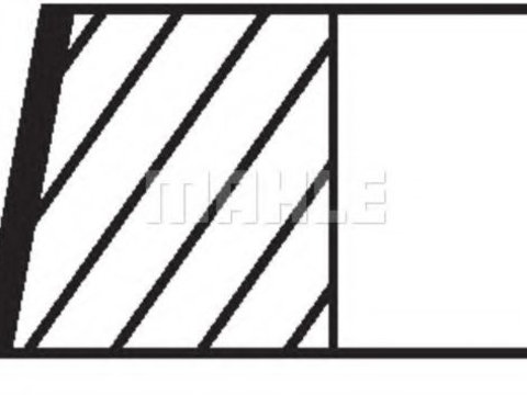 Segmenti piston FIAT IDEA (350_) (2003 - 2016) MAHLE ORIGINAL 009 70 N0